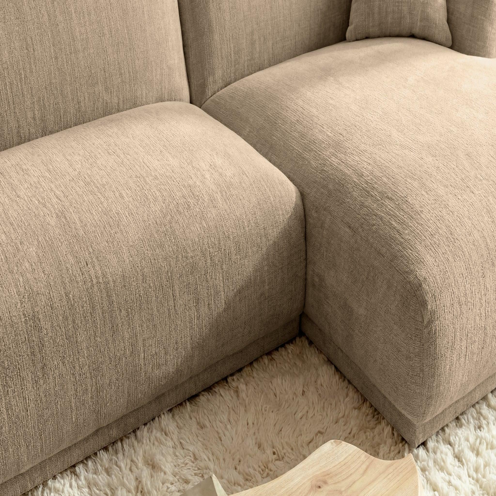 Voir la diapositive 5 : CASANOVA PARIS Rosalie - canapé d'angle tissu chenille