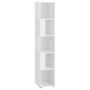 Voir la diapositive 2 : FMD FMD Etagere d'angle avec 10 compartiments lateraux blanc
