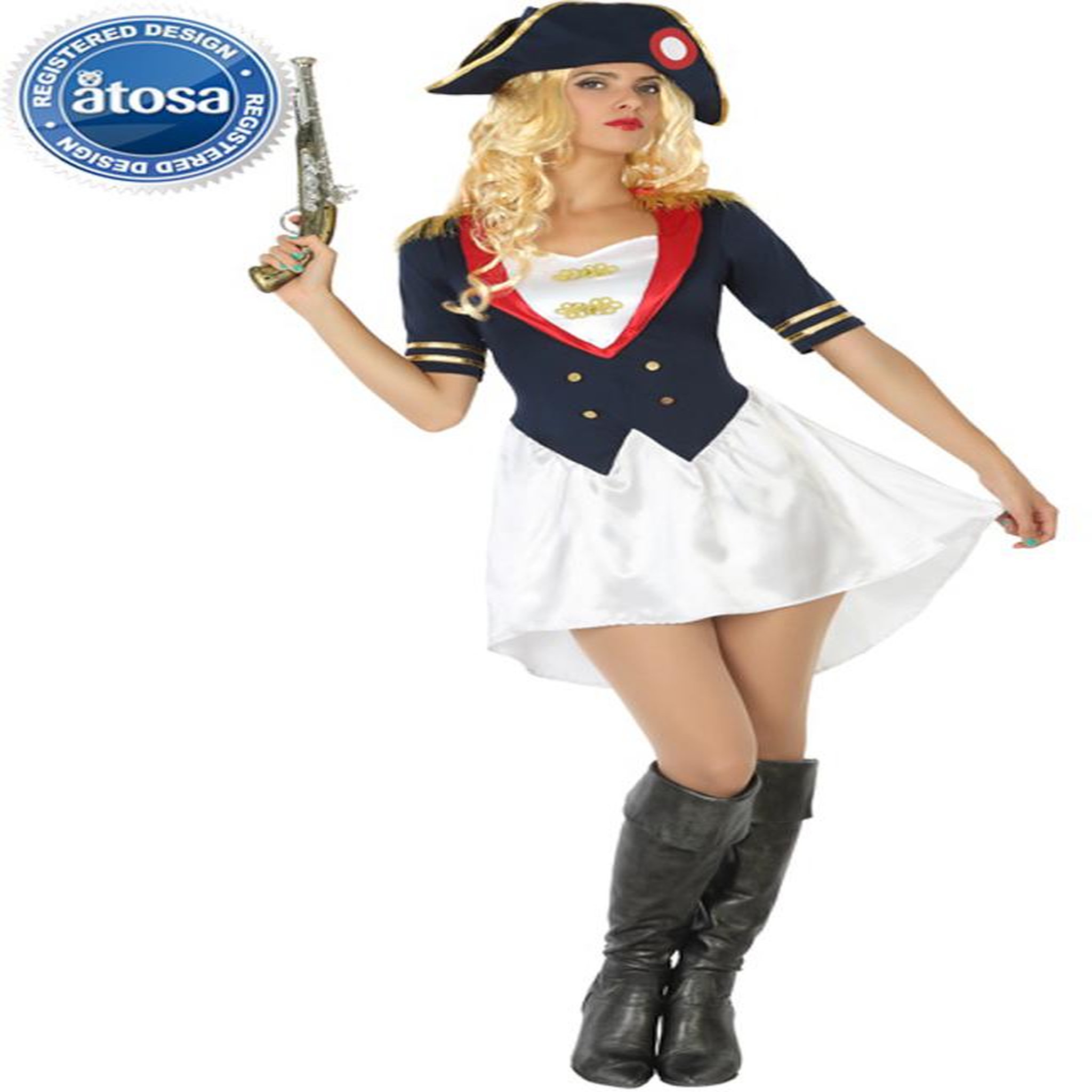 ATOSA Déguisement D'Empereur Napoléon - Femme - M/L