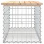 Voir la diapositive 4 : VIDAXL Banc de jardin design de gabion 83x44x42 cm bois massif de pin