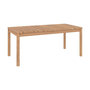 Voir la diapositive 1 : MAISON PAVANE Table de jardin extensible en teck 6 à 8 personnes-Kora