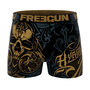 Voir la diapositive 5 : FREEGUN Lot de 4 boxers homme Hyraw Skull
