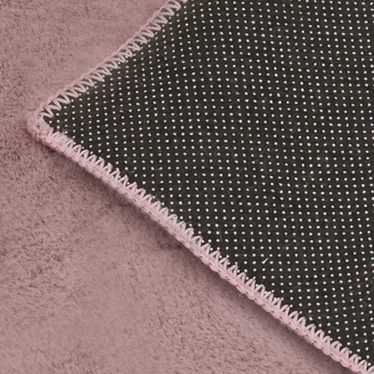 VIDAXL Tapis Fausse fourrure de lapin 200x300 cm Vieux rose