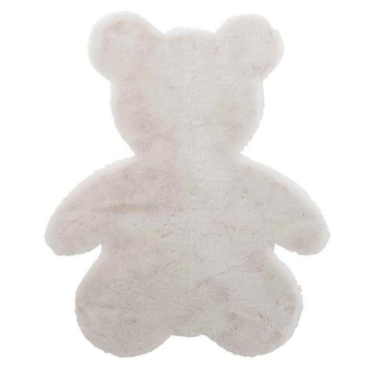 Paris Prix Tapis Déco Enfant  Ours  103cm Blanc