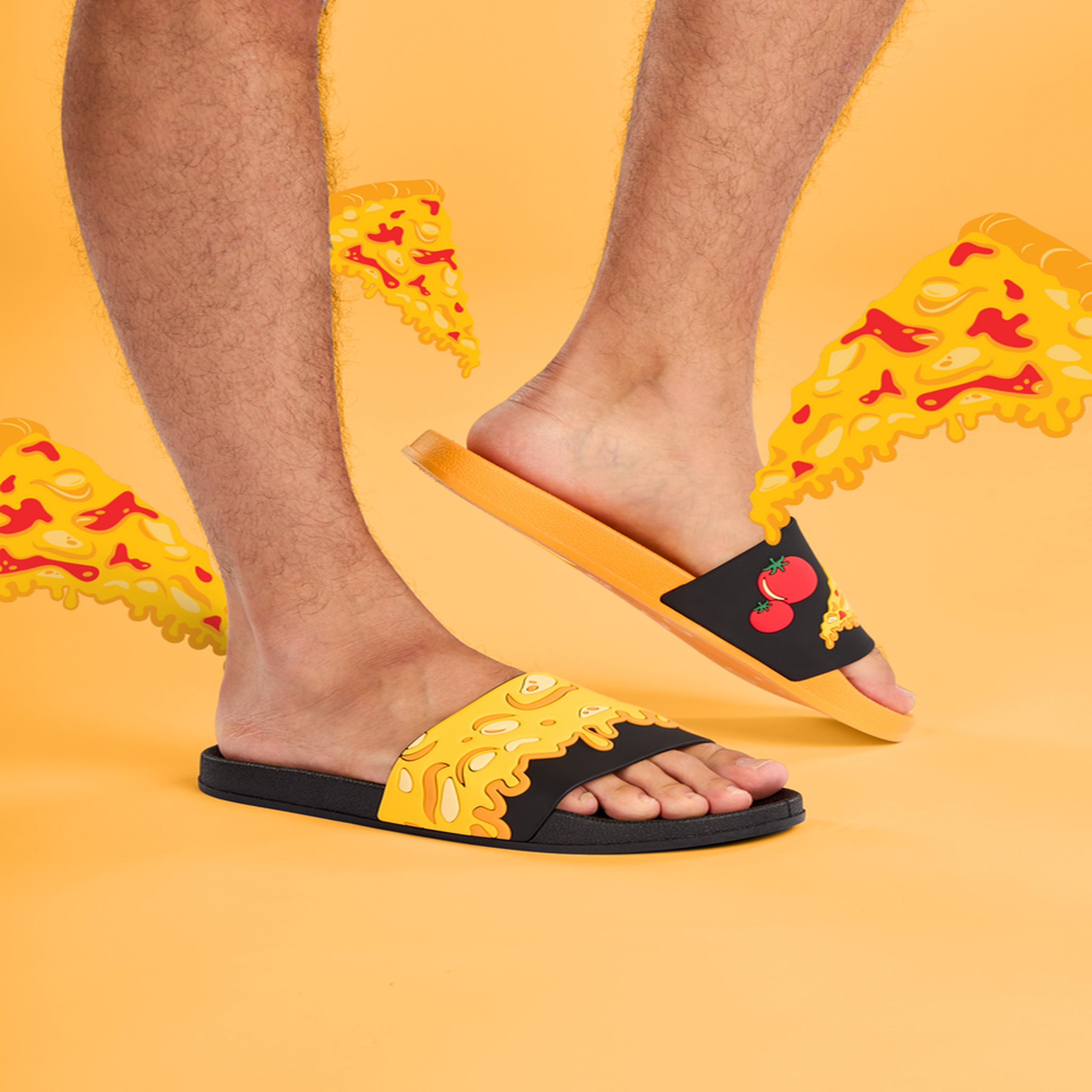 Voir la diapositive 5 : DEDOLES Claquettes pizza au fromage