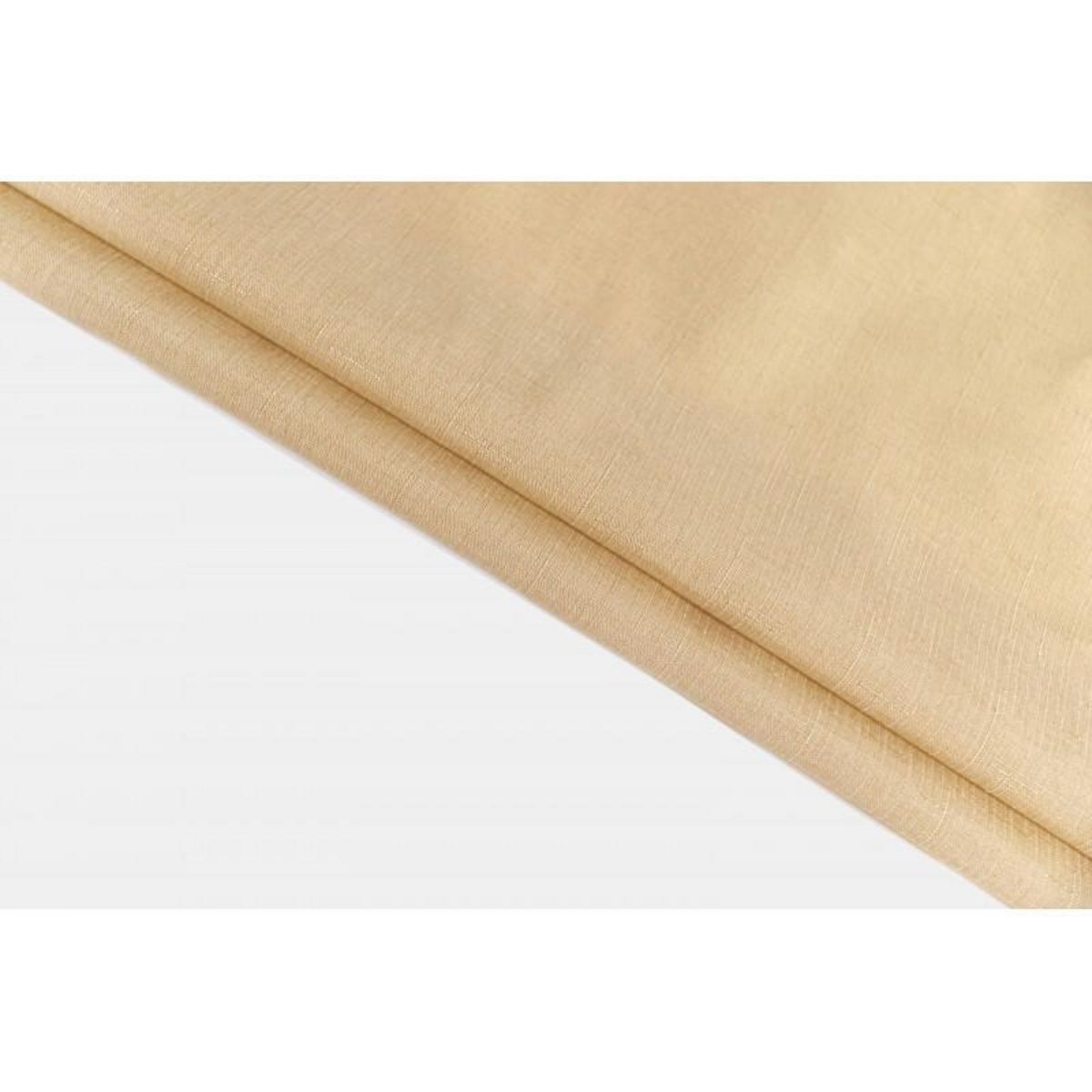 UNIVERS DECOR Nappe antitache unie Beige rectangulaire 145 x 240 cm
