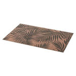 SECRET DE GOURMET Set de Table Déco  Palme  30x45cm Gris