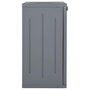 Voir la diapositive 3 : VIDAXL Armoire de rangement de jardin gris 65x45x88 cm PP rotin