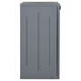 Voir la diapositive 3 : VIDAXL Armoire de rangement de jardin gris 65x45x88 cm PP rotin