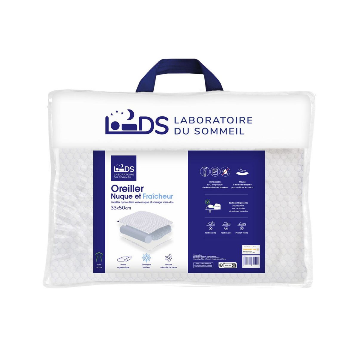 Oreiller mémoire de forme COOL EFFECT