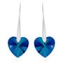 Voir la diapositive 1 : SC CRYSTAL Boucles d'oreilles cœur par SC Crystal®