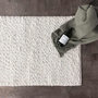 Voir la diapositive 3 : Paris Prix Tapis de Salle de Bain  Wilmer  50x80cm Blanc