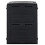 Voir la diapositive 3 : VIDAXL Composteur de jardin Noir 280 L Polypropylene