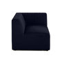 Voir la diapositive 3 : LISA DESIGN Nova - module d'assise droit - en velours