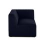 Voir la diapositive 3 : LISA DESIGN Nova - module d'assise droit - en velours