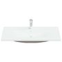 Voir la diapositive 3 : VIDAXL Lavabo encastre avec robinet 101x39x18 cm Ceramique Blanc