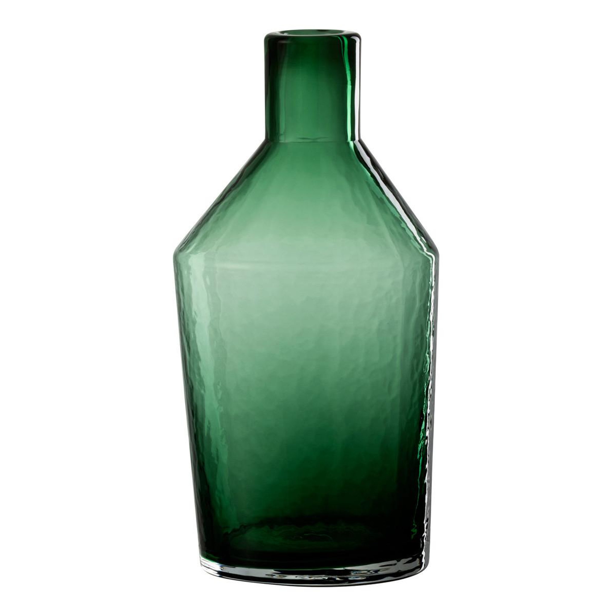 J-LINE Vase bouteille en verre  sigma  28cm vert