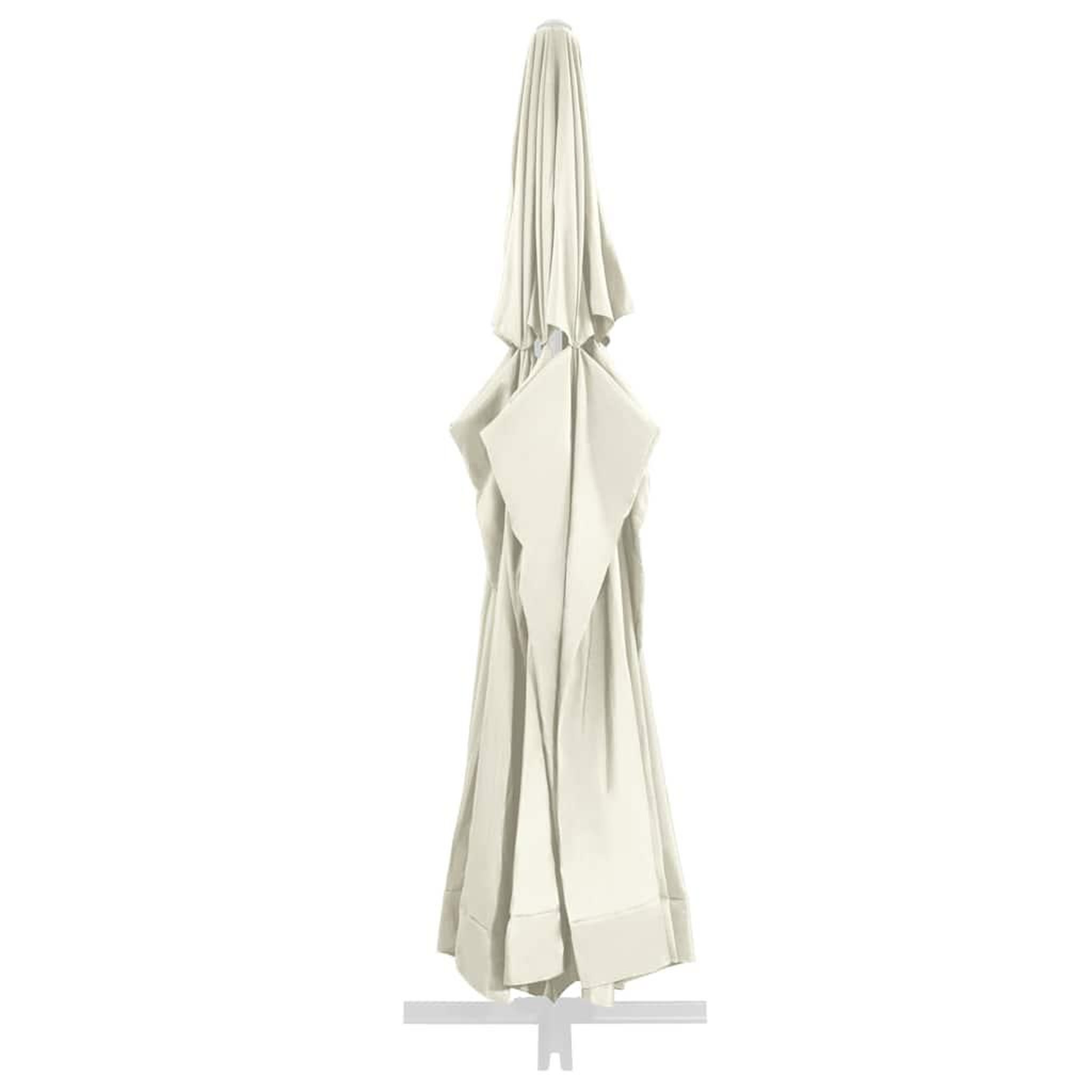 Voir la diapositive 4 : VIDAXL Tissu de remplacement pour parasol d'exterieur Sable 610 cm