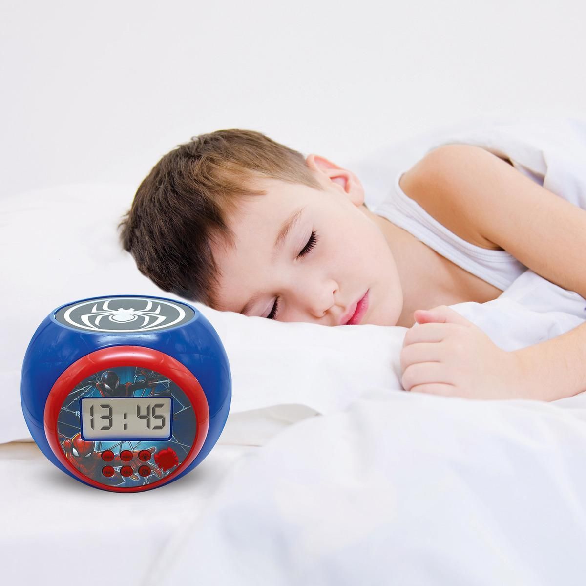 Lexibook Réveil Projecteur SpiderMan