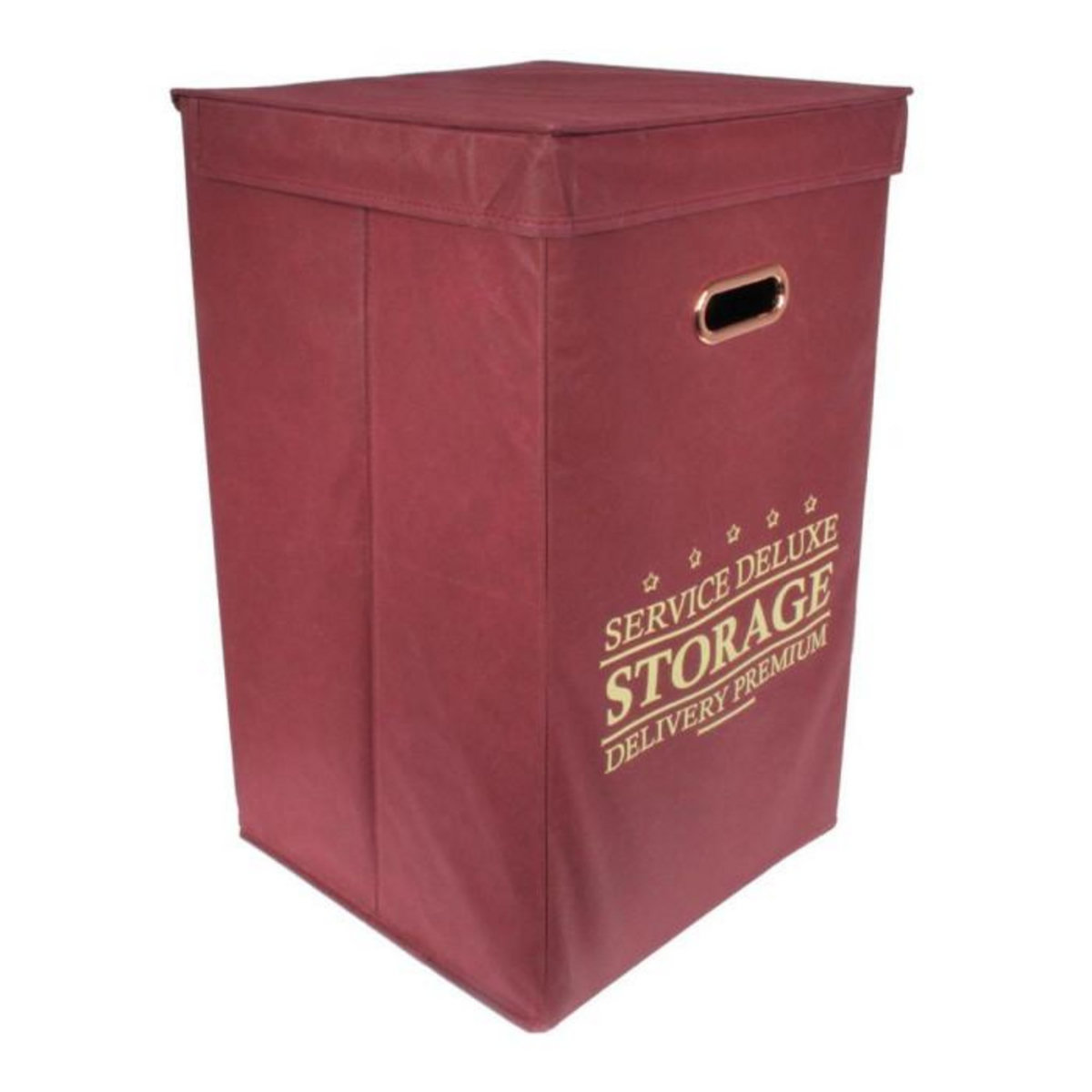 Paris Prix Panier à Linge Piable  Service Deluxe  70L Bordeaux