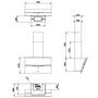Voir la diapositive 6 : ROBLIN Hotte décorative inclinée 80cm 590m3/h noir - 6989541