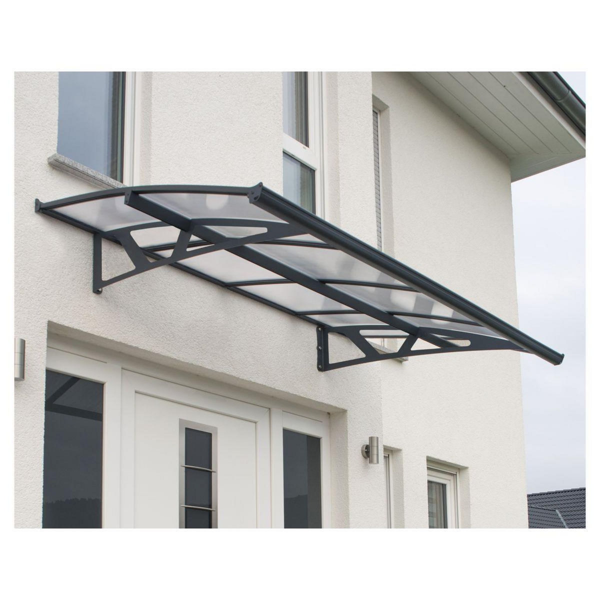 Canopia by PALRAM Marquise - Anthracite - 139x223-5cm - CANOPY AMSTERDAM 2230