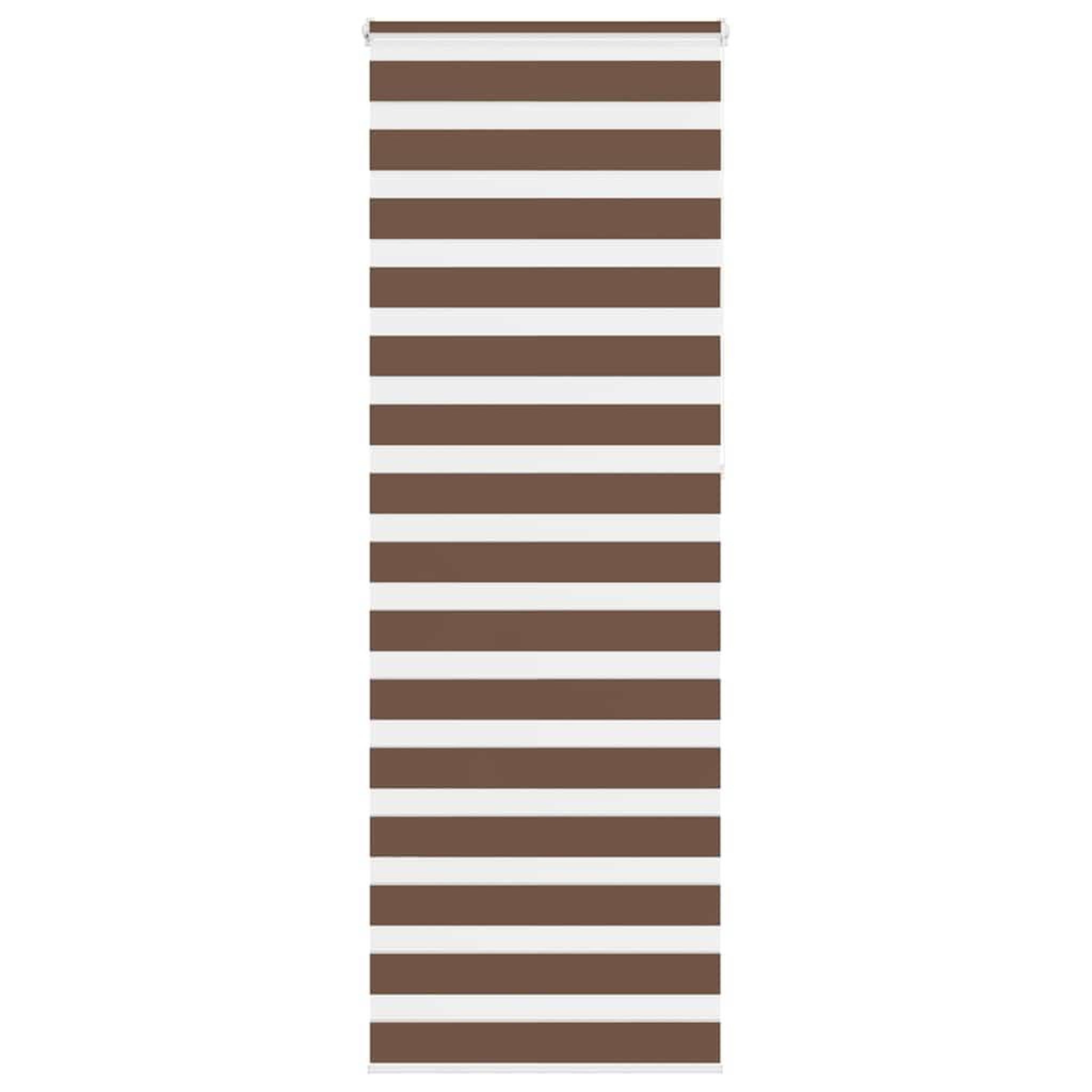 VIDAXL Store zebre marron 80x230 cm largeur du tissu 75,9 cm polyester