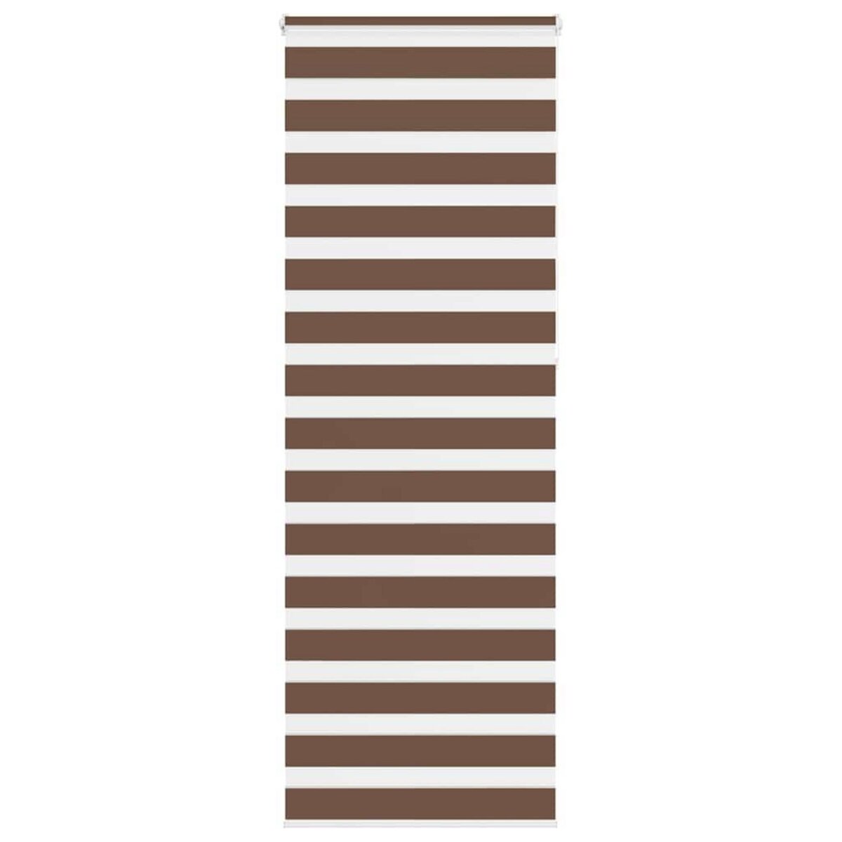 VIDAXL Store zebre marron 80x230 cm largeur du tissu 75,9 cm polyester