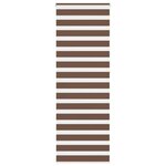 VIDAXL Store zebre marron 80x230 cm largeur du tissu 75,9 cm polyester