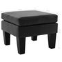 Voir la diapositive 4 : VIDAXL Repose-pied Noir Similicuir