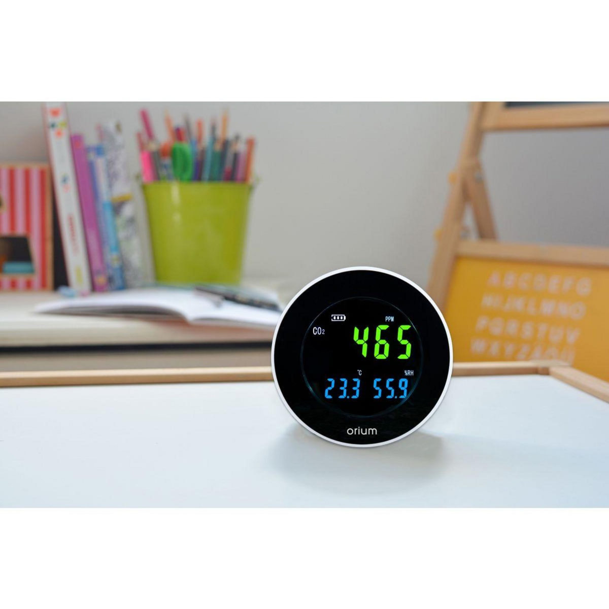 Orium Capteur qualité de l'air Mesureur de CO2 Quaelis 16
