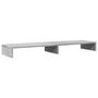 Voir la diapositive 6 : VIDAXL Support de moniteur gris béton 100x27x10 cm bois d ingénierie