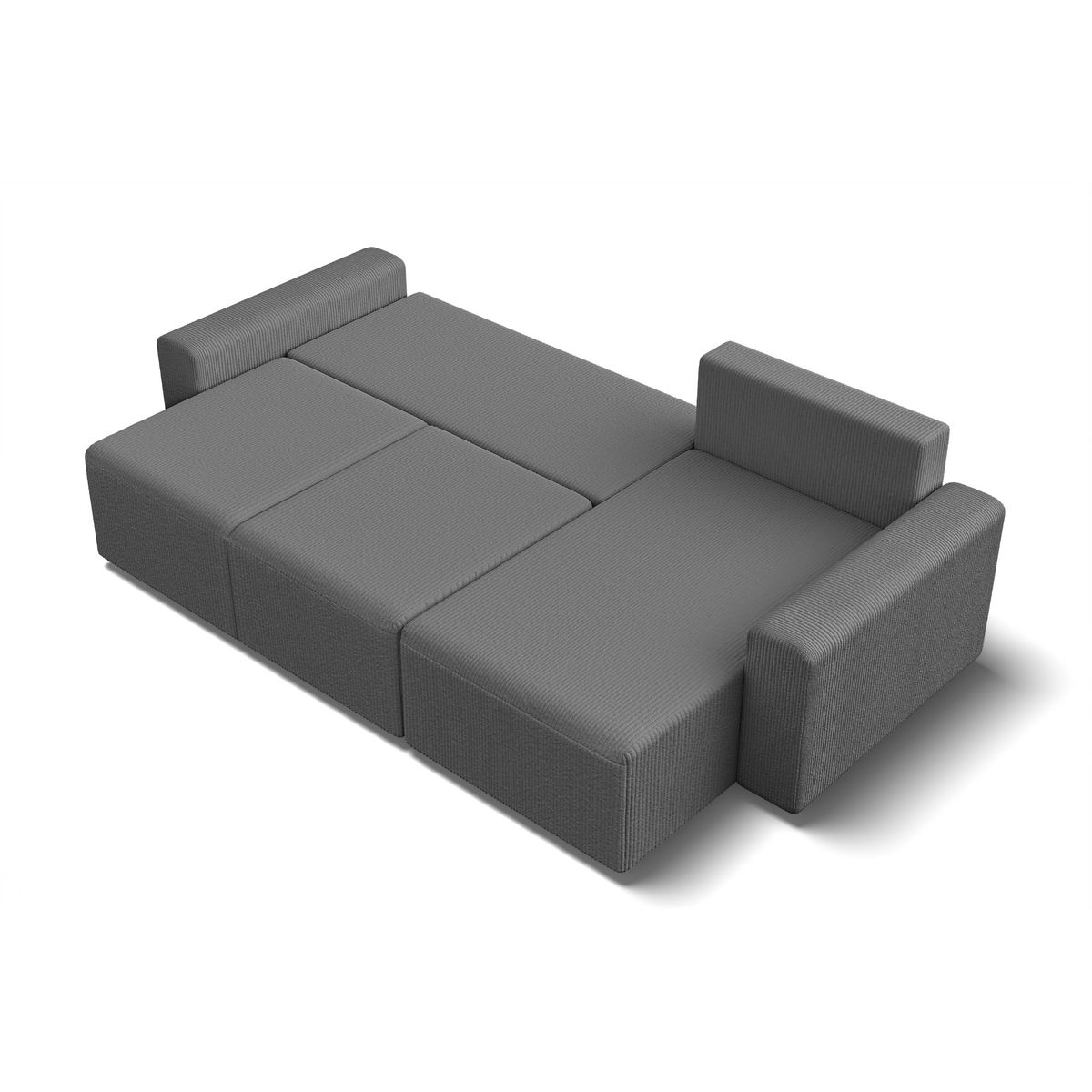 Canapé d'angle convertible et réversible velours côtelé JOY