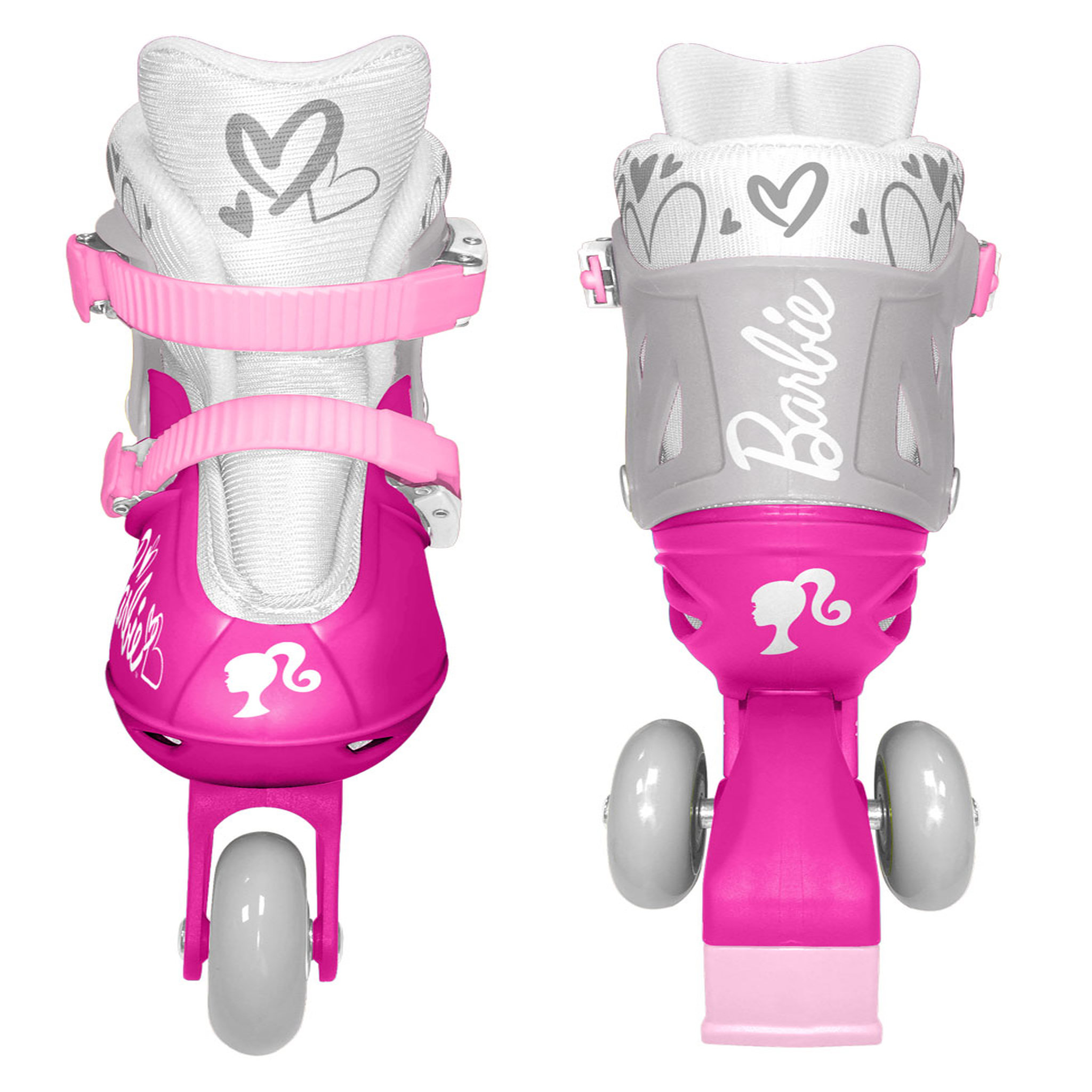 Voir la diapositive 2 : Patins en Ligne two in one 3 Roues BARBIE 27-30
