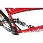 Voir la diapositive 6 : FREERIDER Vélo VTT 26'' - Modèle Tout Suspendu Freerider  - Cadre Acier - 18 Vitesses - Dérailleur arrière Shimano TY21 - Freins V-Brake - Fourche télescopique