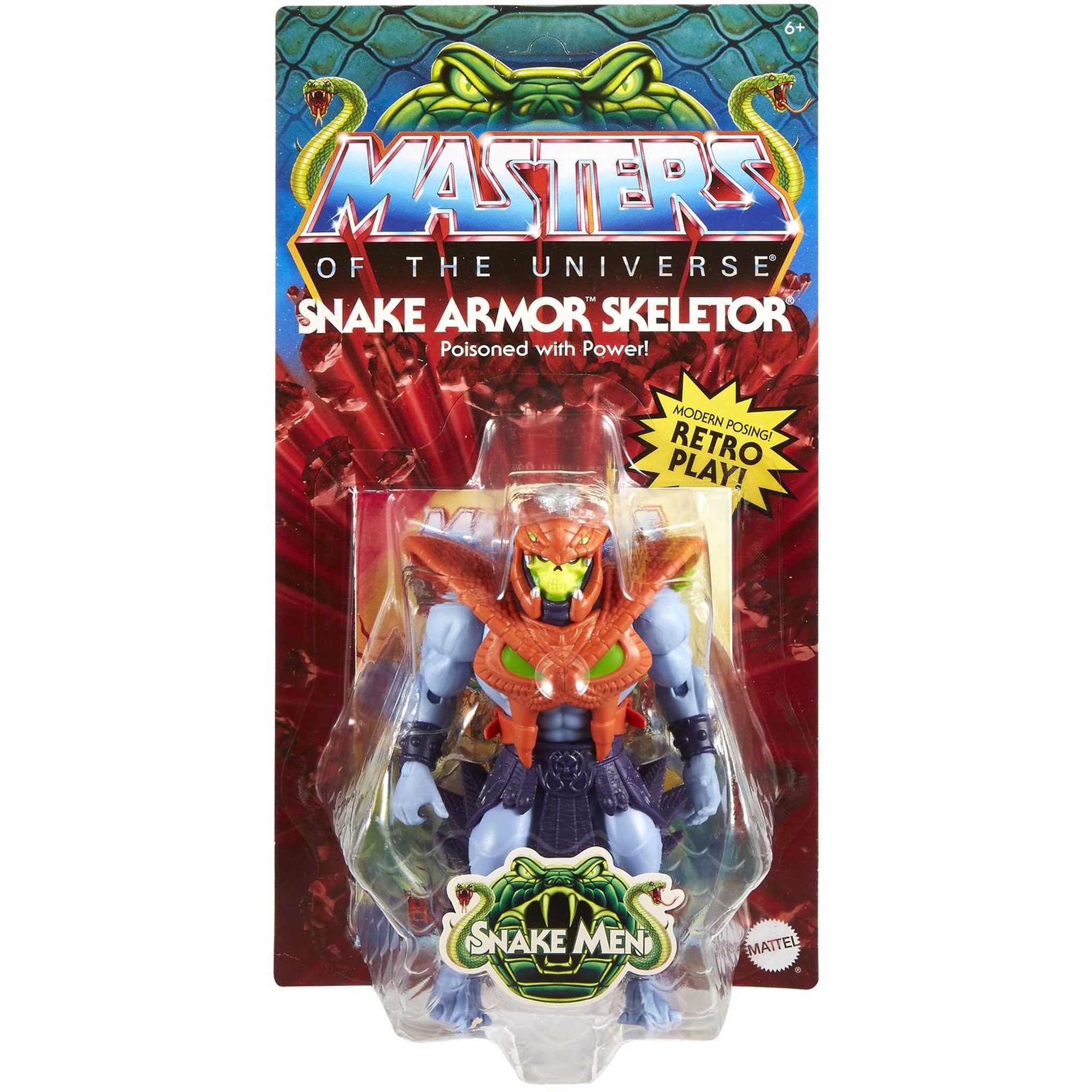 MATTEL Figurine Snake Men Skeletor Les Maîtres de l'Univers