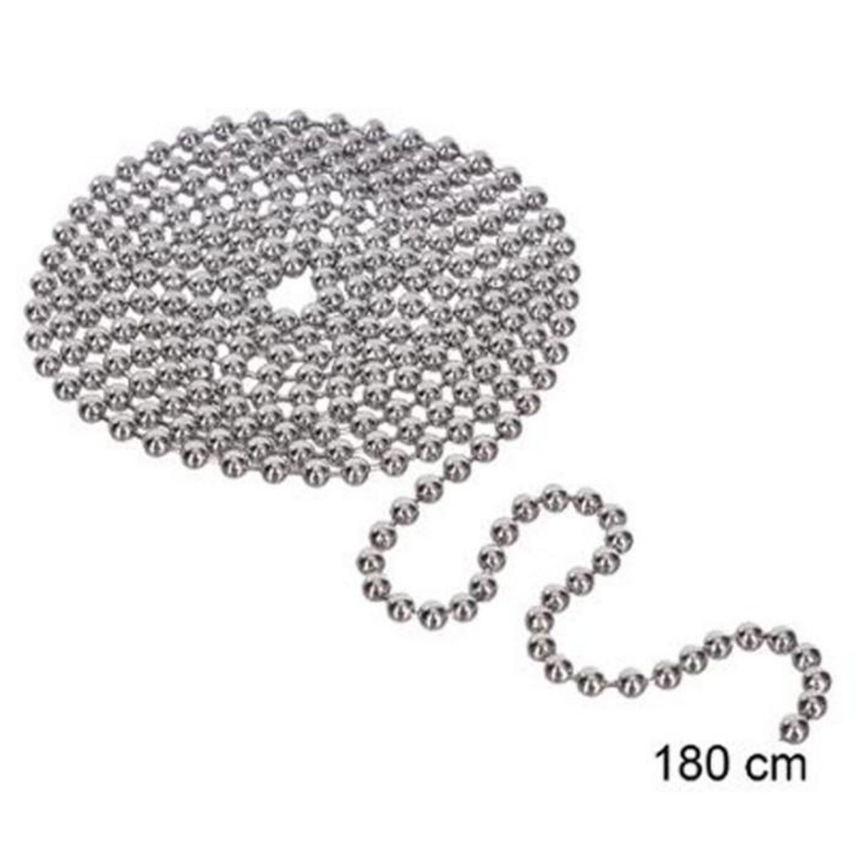 FIVE Chaîne en Inox  Fond de Tarte  180cm Argent