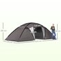 Voir la diapositive 3 : OUTSUNNY Tente camping 6 places - tente tunnel familiale - imperméabilité 3000mm - dim. 6,15 x 2,35 x 1,95 m - sac inclus - gris