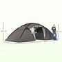 Voir la diapositive 3 : OUTSUNNY Tente camping 6 places - tente tunnel familiale - imperméabilité 3000mm - dim. 6,15 x 2,35 x 1,95 m - sac inclus - gris