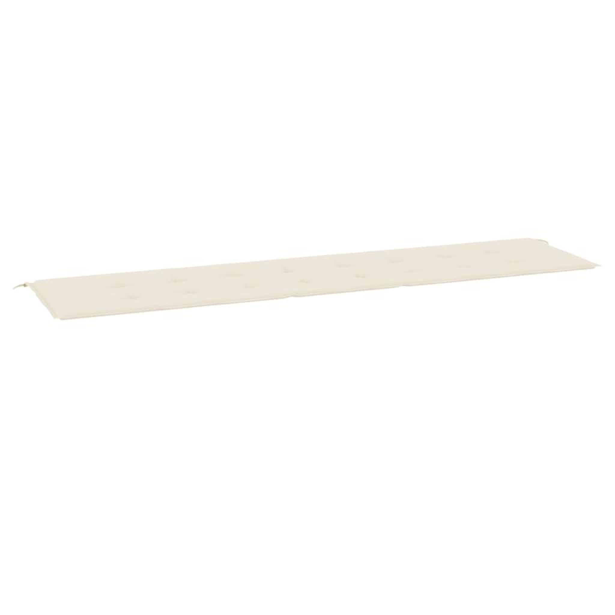 Voir la diapositive 2 : VIDAXL Coussin de banc de jardin creme 200x50x3 cm tissu oxford