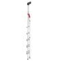 Voir la diapositive 3 : HAILO Escabeau 6 marches larges 3m05 en aluminium - PROFISTEP XXL