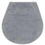 Voir la diapositive 4 : VIDAXL Jeu de tapis de salle de bain 3 pcs Tissu Gris