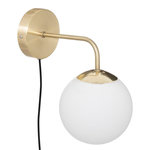 ATMOSPHERA Applique Murale Design  Dris  15cm Blanc & Or