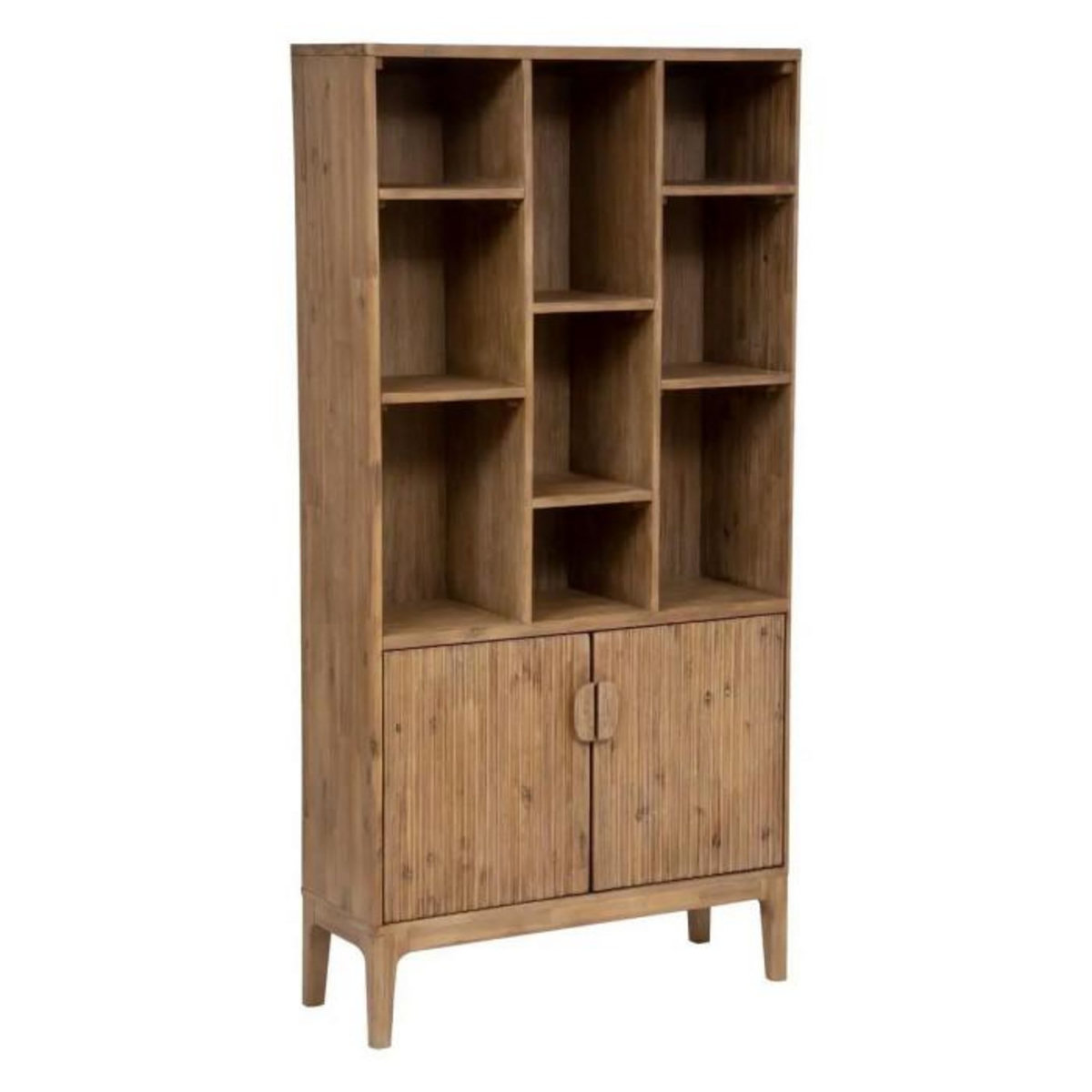 ATMOSPHERA Bibliothèque 2 Portes Design  Sabor  190cm Beige