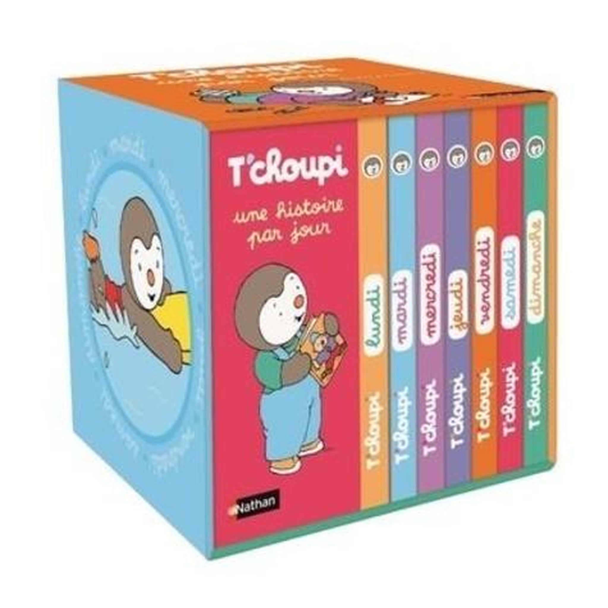 T'CHOUPI UNE HISTOIRE PAR JOUR. 7 VOLUMES, Courtin Thierry