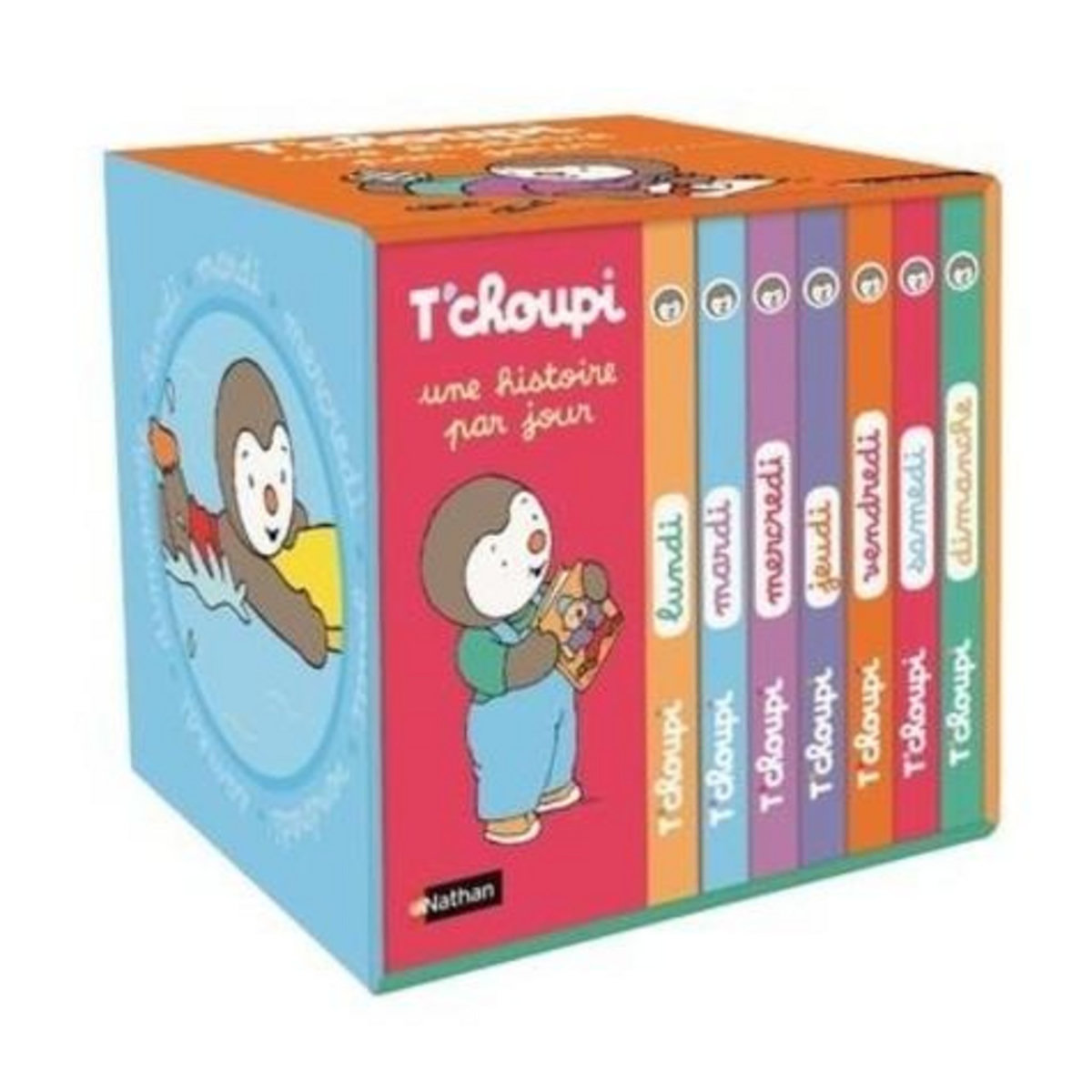 T'CHOUPI UNE HISTOIRE PAR JOUR. 7 VOLUMES, Courtin Thierry