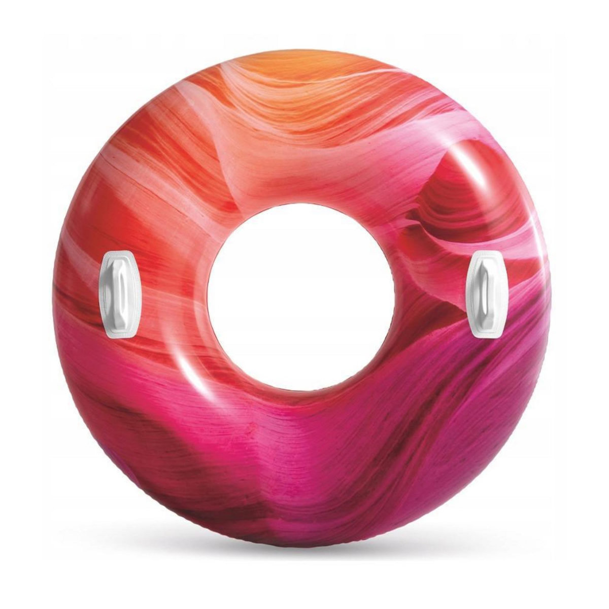 INTEX Bouée Intex Tube Wavy 114 cm /Orange – Flotteur fun et coloré