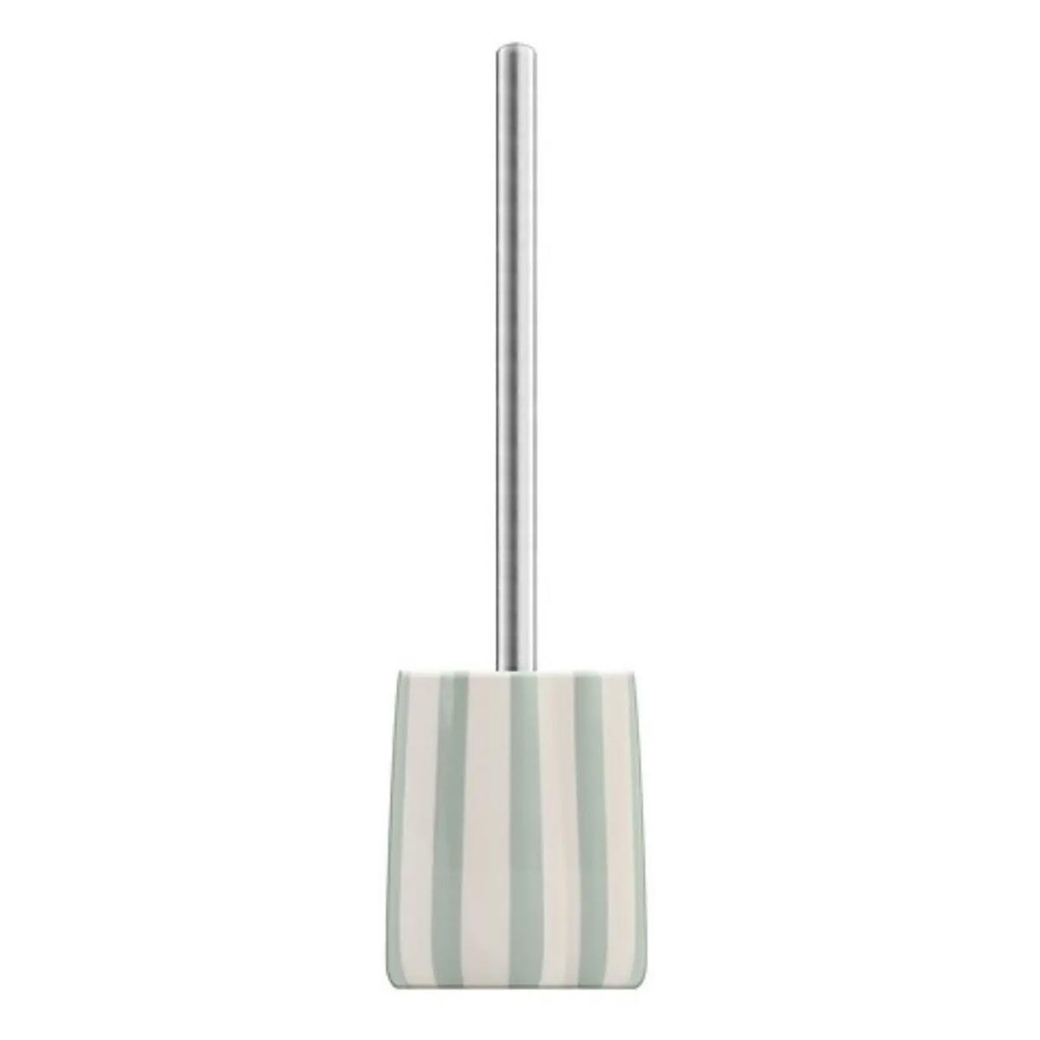 FIVE Brosse wc en céramique  strio  39cm vert céladon
