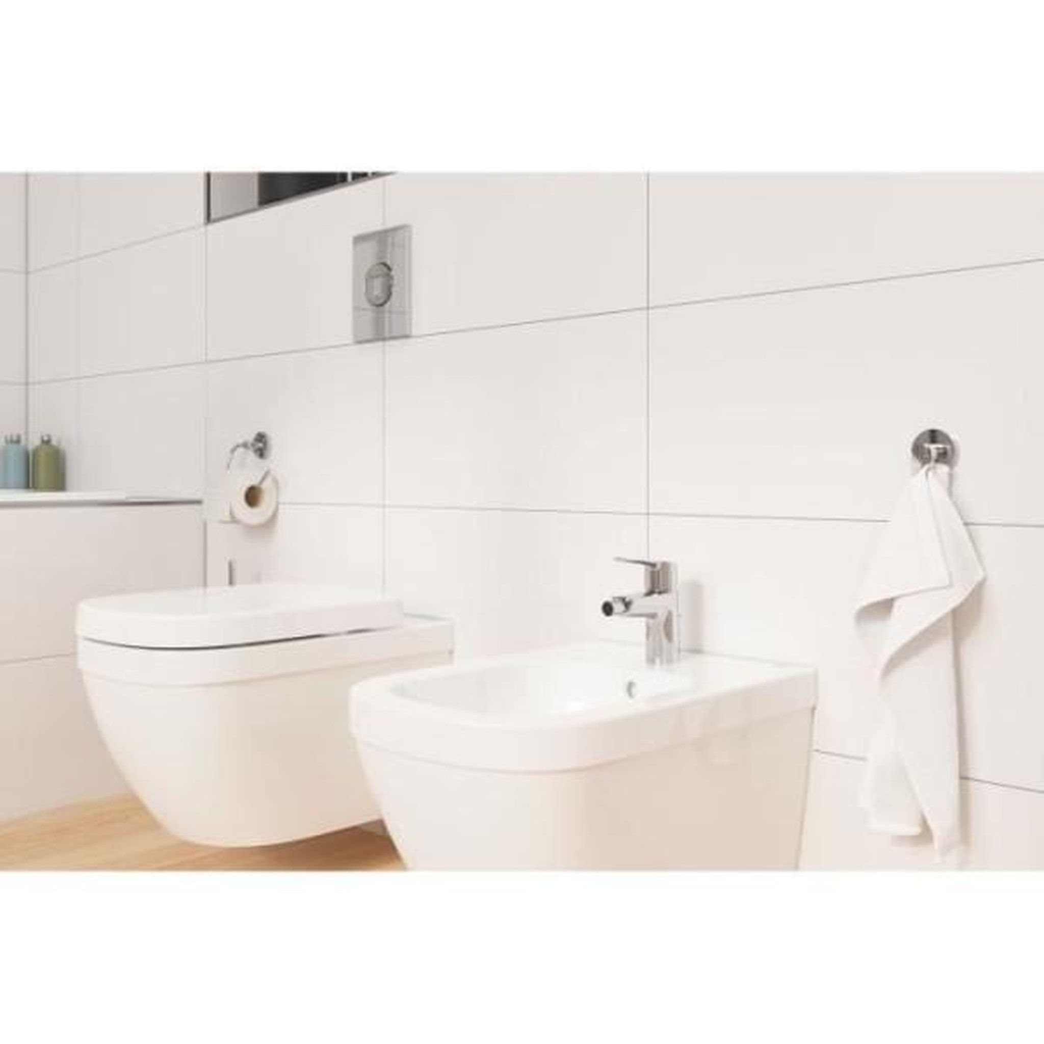Voir la diapositive 2 : Grohe Mitigeur monocommande bidet - grohe - taille s - métal - droit - gris