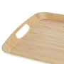Voir la diapositive 2 : FIVE Plateau de Service Mélaminé  Bambou  38cm Naturel